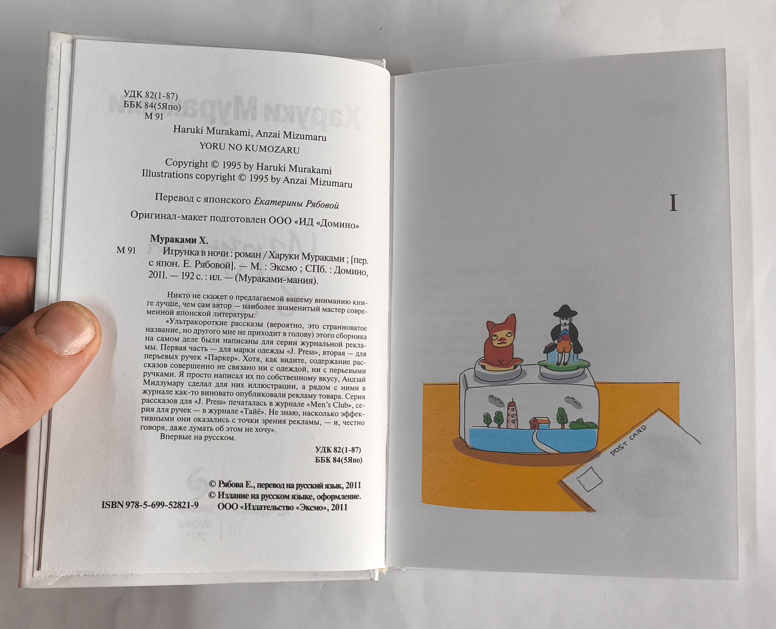 Игрунка в ночи — оборот титула