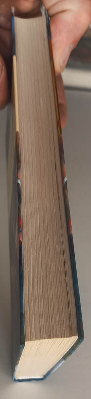 след хранения на обрезе книги