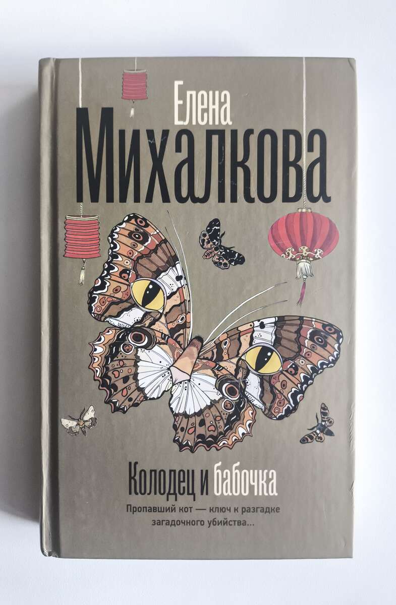 Колодец и бабочка — передняя обложка